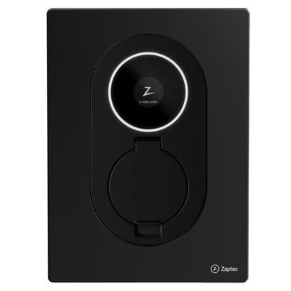 “Zaptec Go 2 laadpaal bundel Asphalt Black met Tibber Pulse”