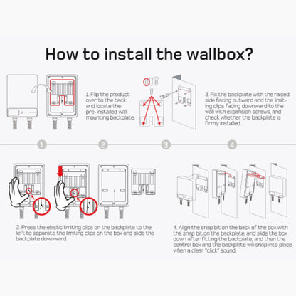 Wallbox Home 7,4 kW – Slimme EV Lader met App & RFID | Type 2 | Zwart/Wit - BlackCharge 5 meter / Zwart