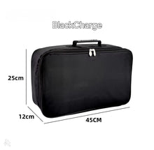 BlackCharge® laadkabel opbergtas (zwart) Small/Medium/Large - BlackCharge Medium (45x25x12cm)