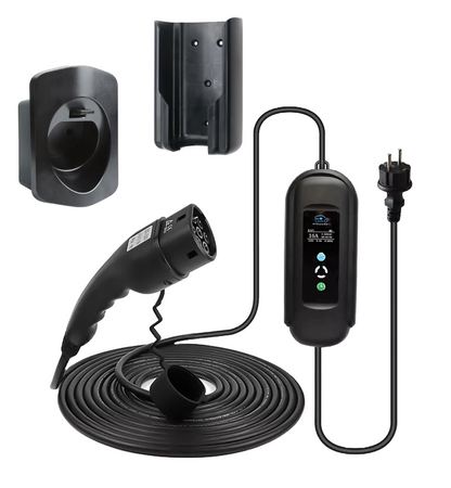 BlackCharge 3.0 mobiele lader voor elektrische auto – Type 2 naar Schuko