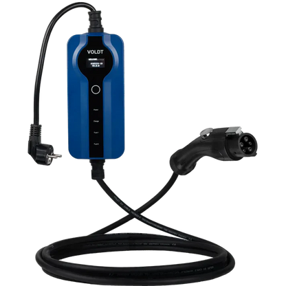 Voldt mobiele thuislader Type 2 met regelbaar vermogen en Schuko-stekker