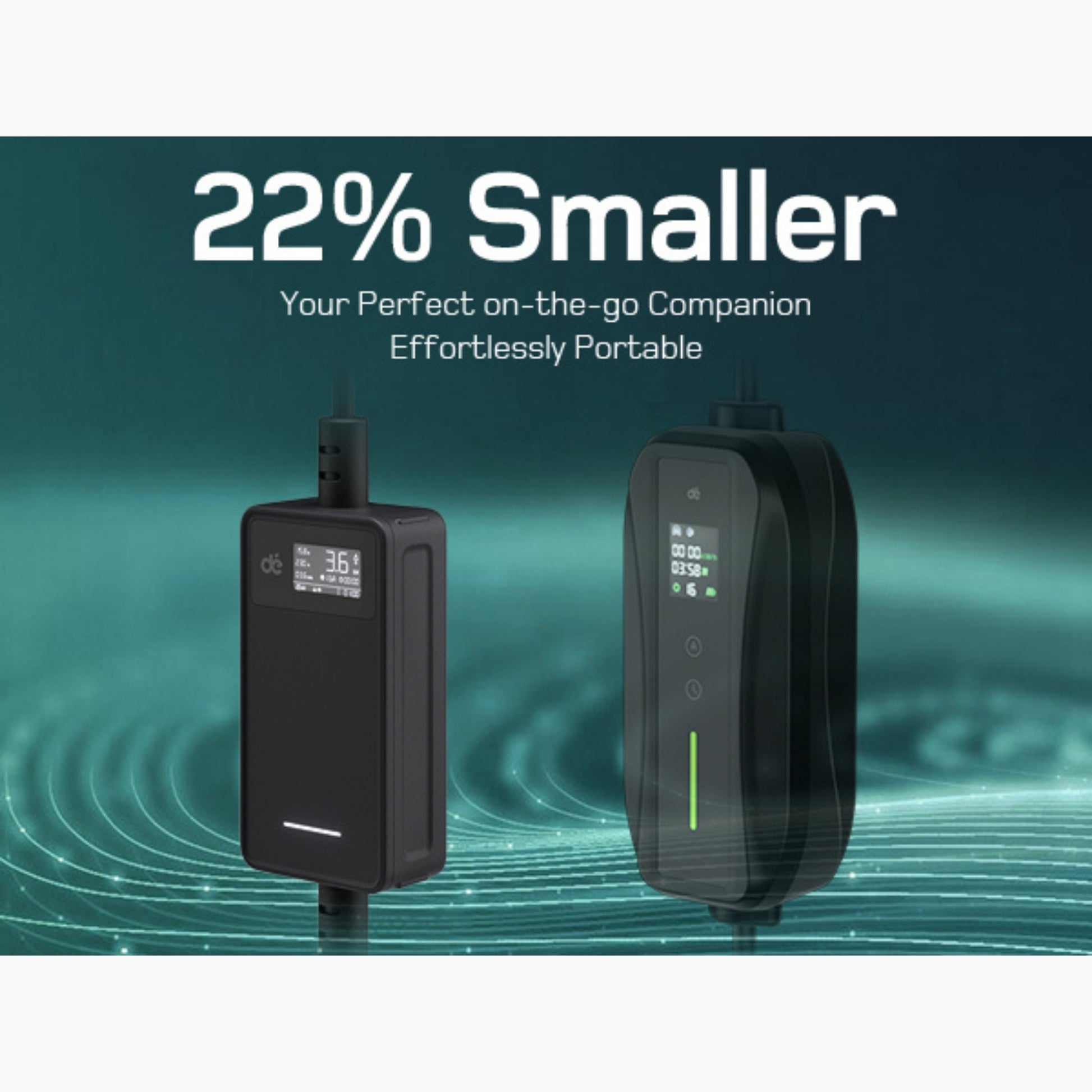 Dé EV Oplader 3.7kW | Schuko | Type 2 | Draagbaar | Instelbaar 6A-16A | 6-25m kabel - BlackCharge 6 meter