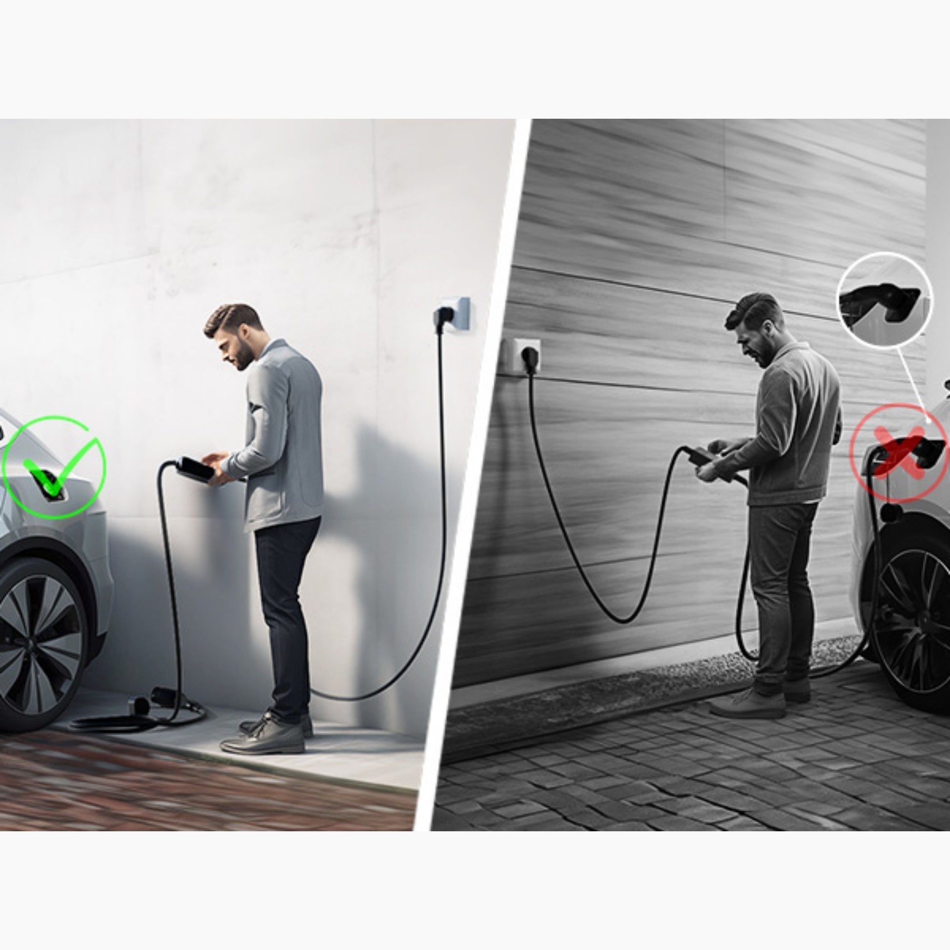 Dé EV Oplader 3.7kW | Schuko | Type 2 | Draagbaar | Instelbaar 6A-16A | 6-25m kabel - BlackCharge 6 meter